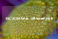 英语六级到底有多难：挑战与突破的双重奏